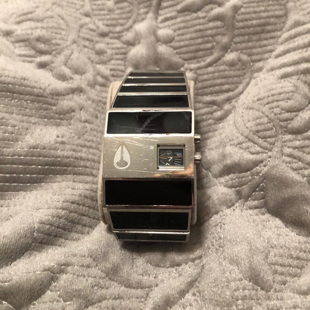 Nixon stainless steel Black ceramic men’s watch